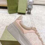 Giày Gucci GG Sneaker Oatmeal Light Pink GG Supreme (Women's) Like Auth