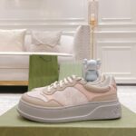 Giày Gucci GG Sneaker Oatmeal Light Pink GG Supreme (Women's) Like Auth