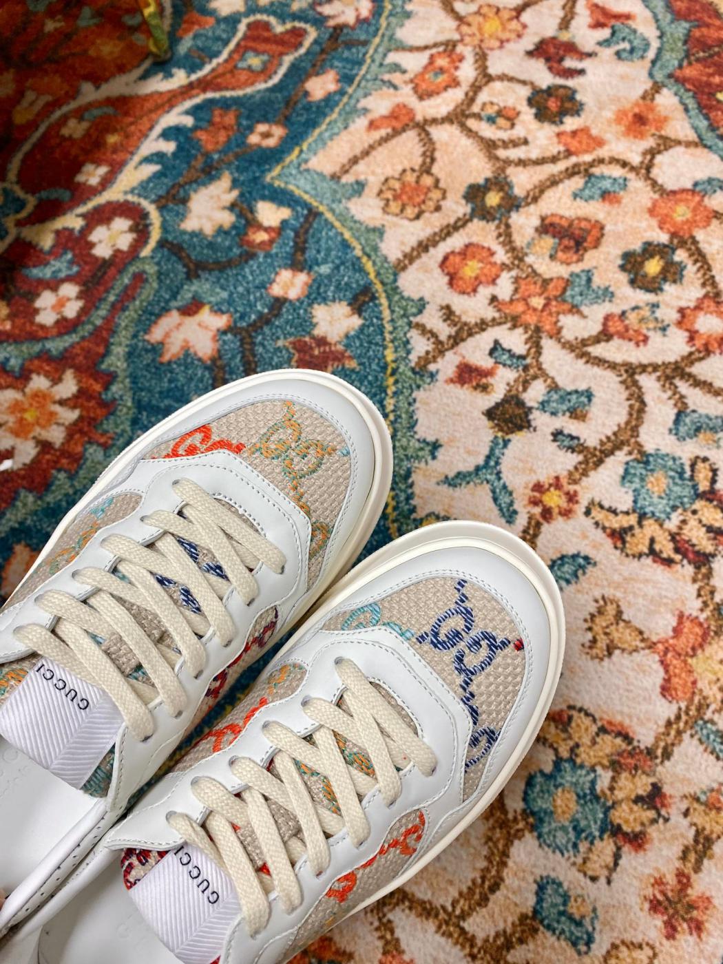 Giày Gucci GG Sneaker Multicolor Embroidered Like Auth