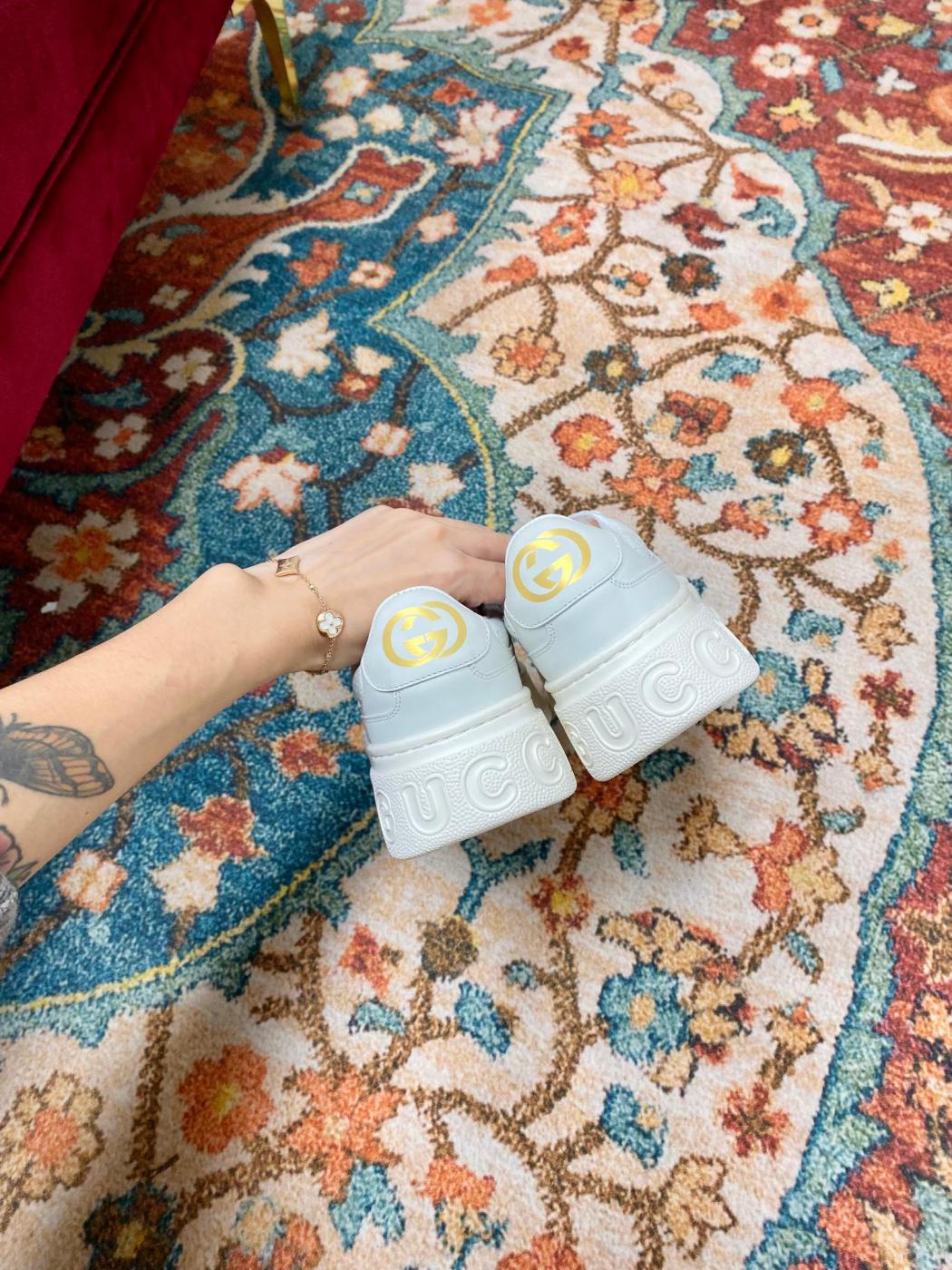 Giày Gucci GG Sneaker Multicolor Embroidered Like Auth