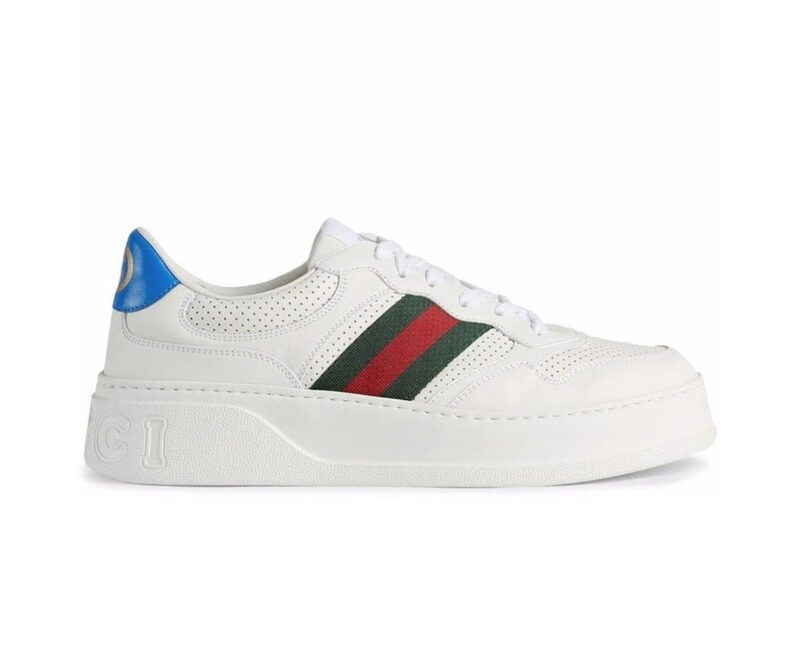 Giày Gucci GG Sneaker Green Red Web Sọc Xanh Đỏ