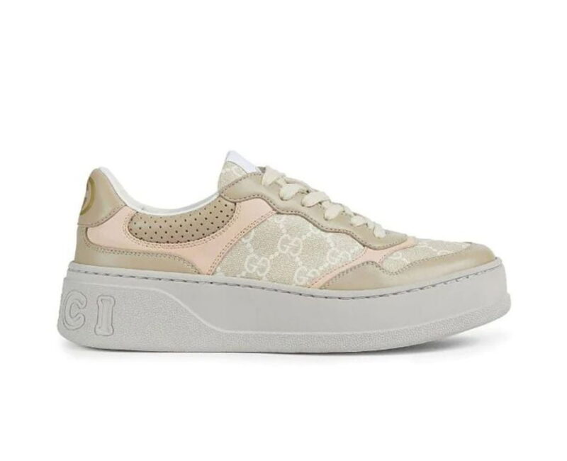 Giày Gucci GG Sneaker Oatmeal Light Pink GG Supreme (Women's)