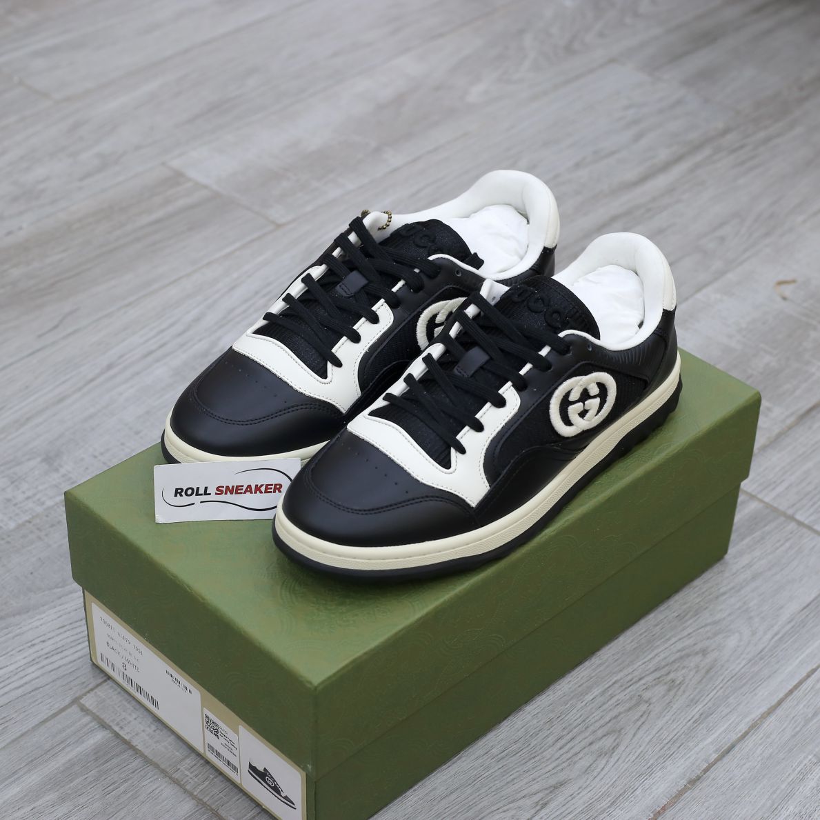 Giày Gucci MAC80 Sneaker Black and White Like Auth