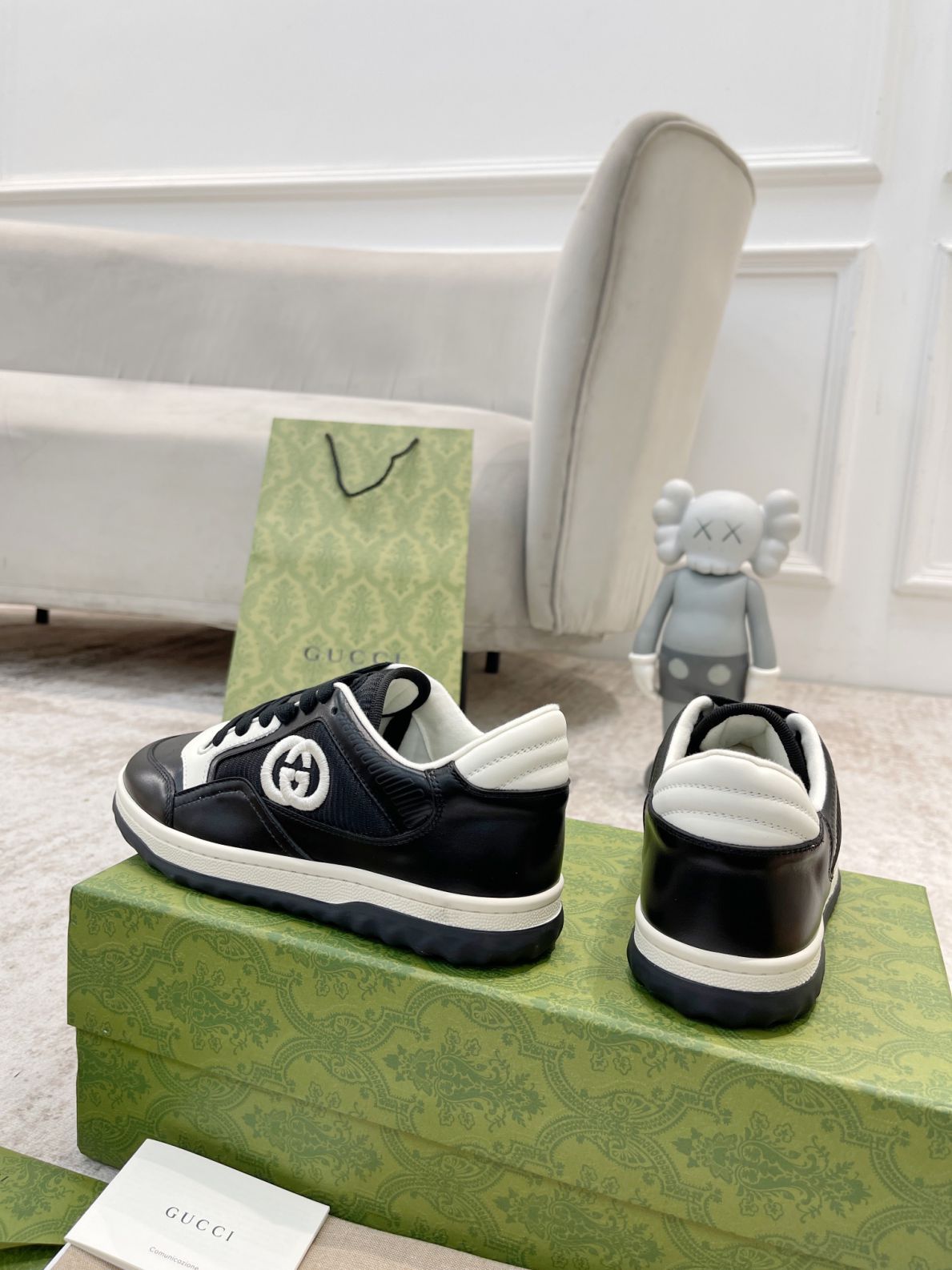 Giày Gucci MAC80 Sneaker Black and White Like Auth