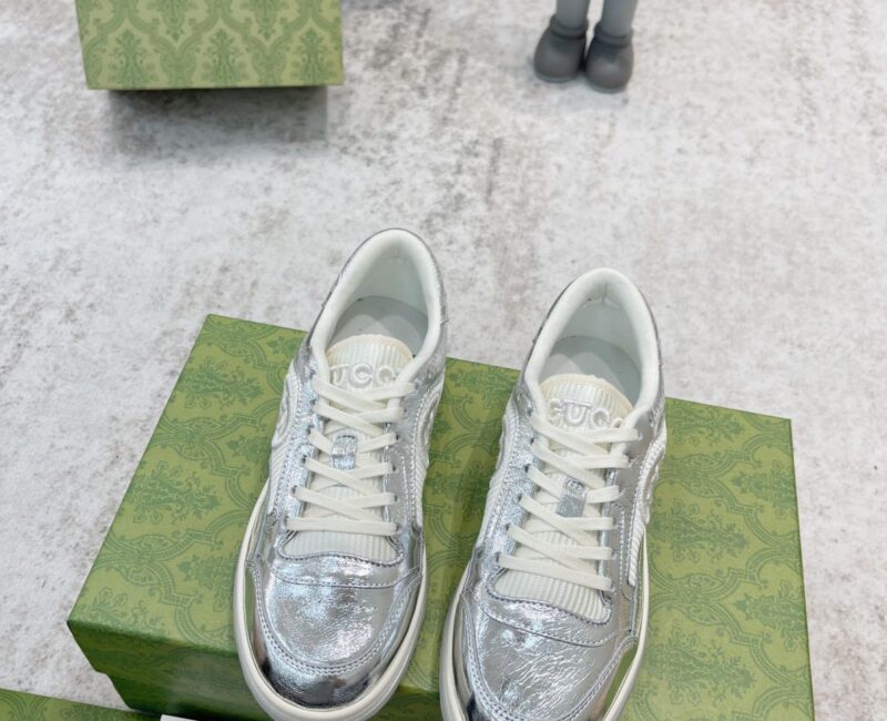 Giày Gucci MAC80 Sneaker Silver and White Like Auth