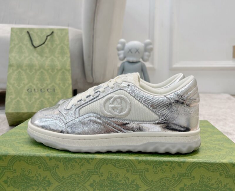 Giày Gucci MAC80 Sneaker Silver and White Like Auth