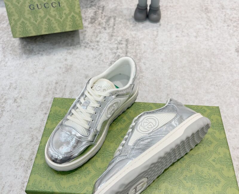 Giày Gucci MAC80 Sneaker Silver and White Like Auth