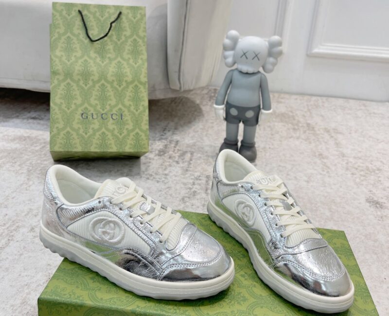 Giày Gucci MAC80 Sneaker Silver and White Like Auth