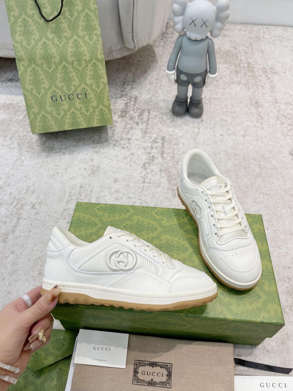 Giày Gucci MAC80 Sneaker Off White Trắng Like Auth