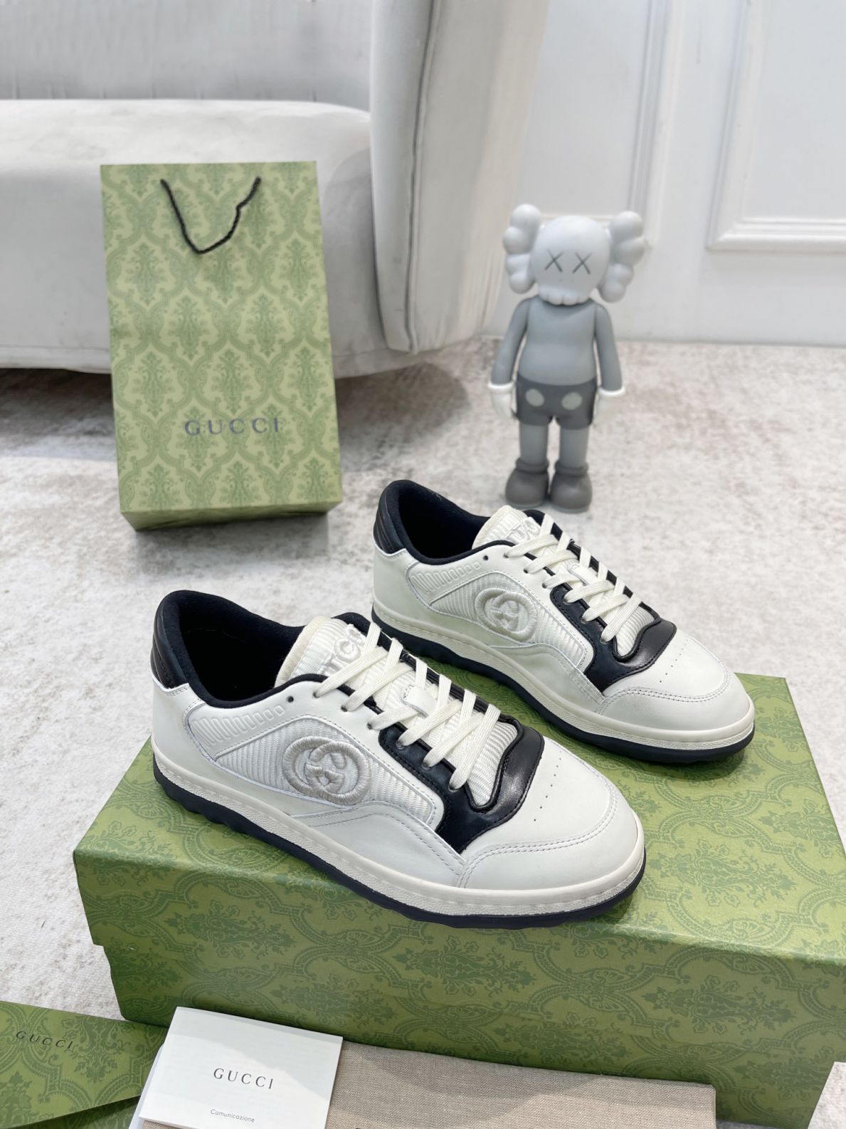 Giày Gucci MAC80 Sneaker Off White and Black Like Auth