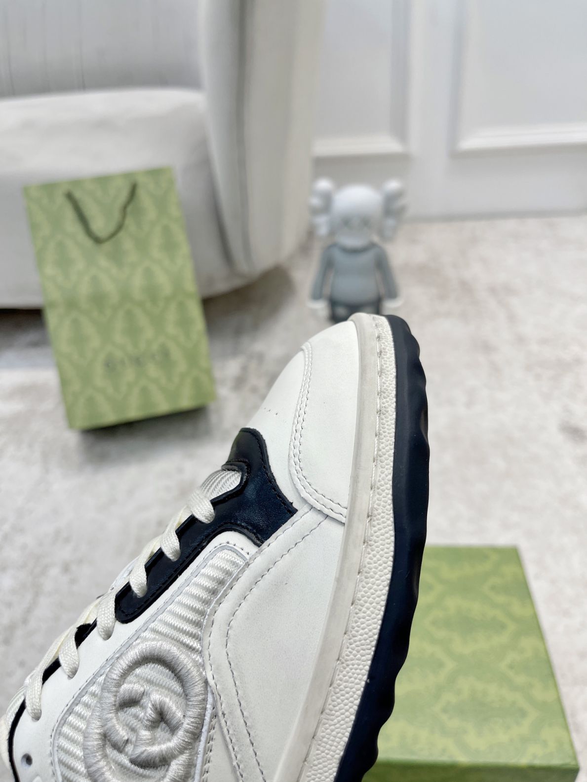 Giày Gucci MAC80 Sneaker Off White and Black Like Auth