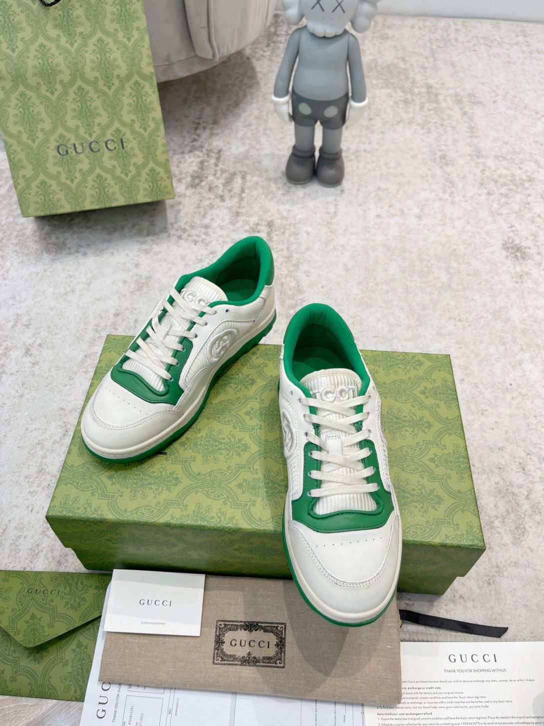 Giày Gucci MAC80 Sneaker Off White and Green Like Auth