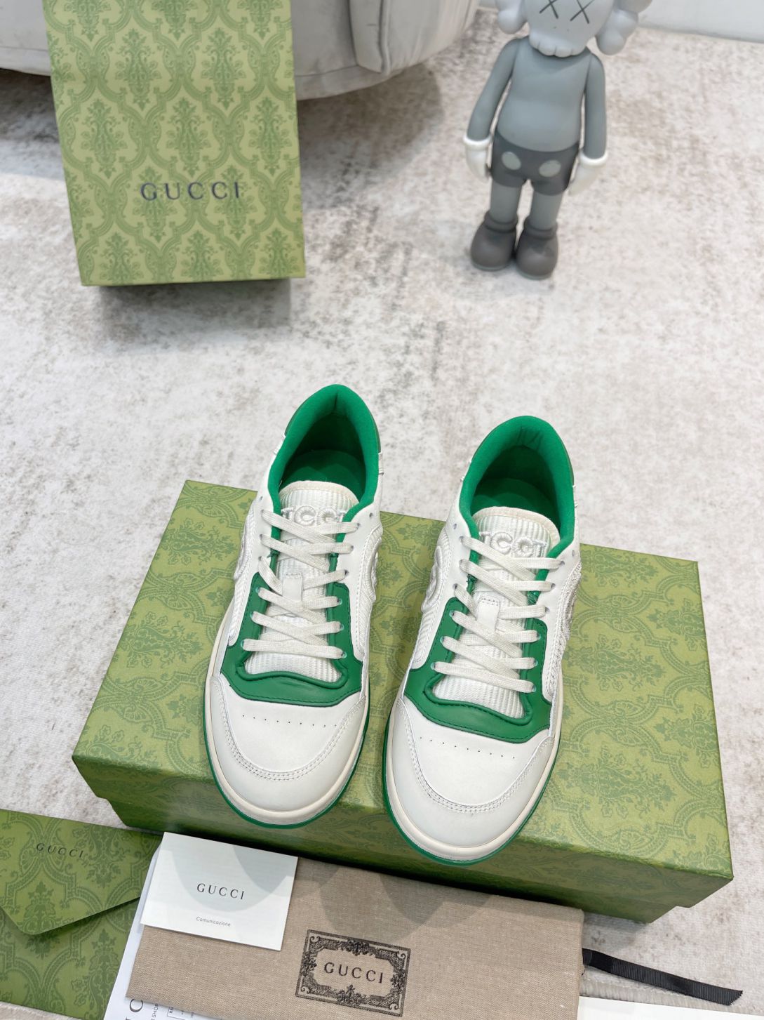 Giày Gucci MAC80 Sneaker Off White and Green Like Auth