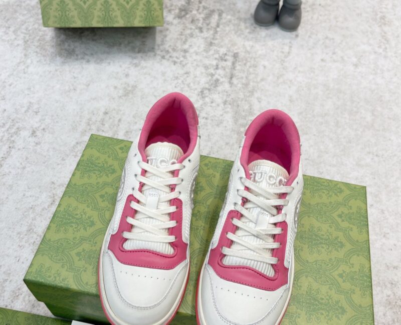 Giày Gucci MAC80 Sneaker White and Pink Like Auth