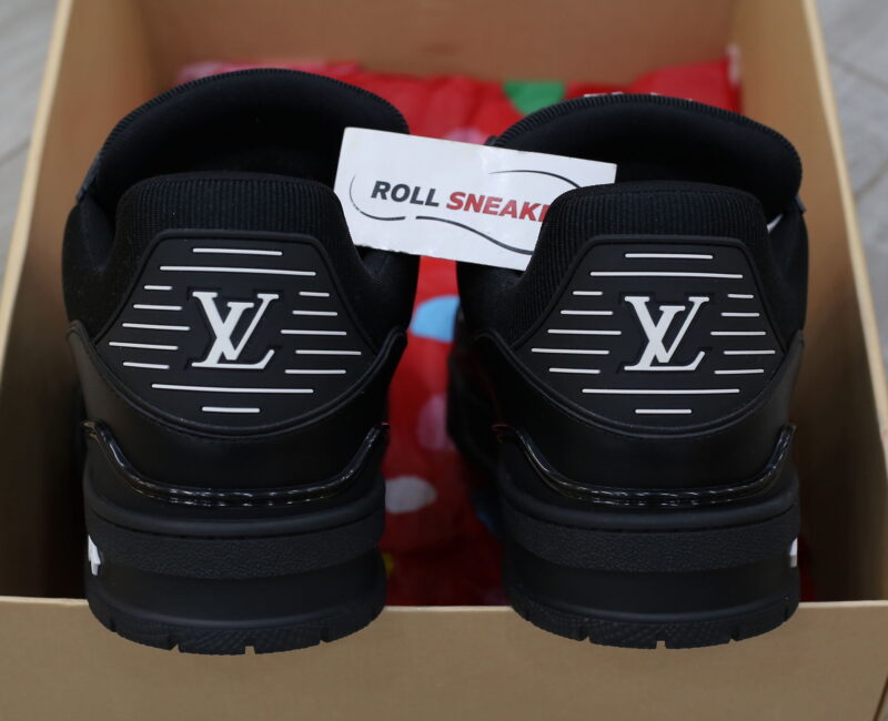 Louis Vuitton LV Trainer Black Leather Monogram Best Quality