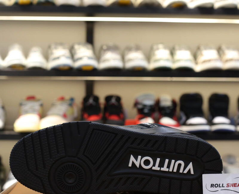 Louis Vuitton LV Trainer Black Leather Monogram Best Quality