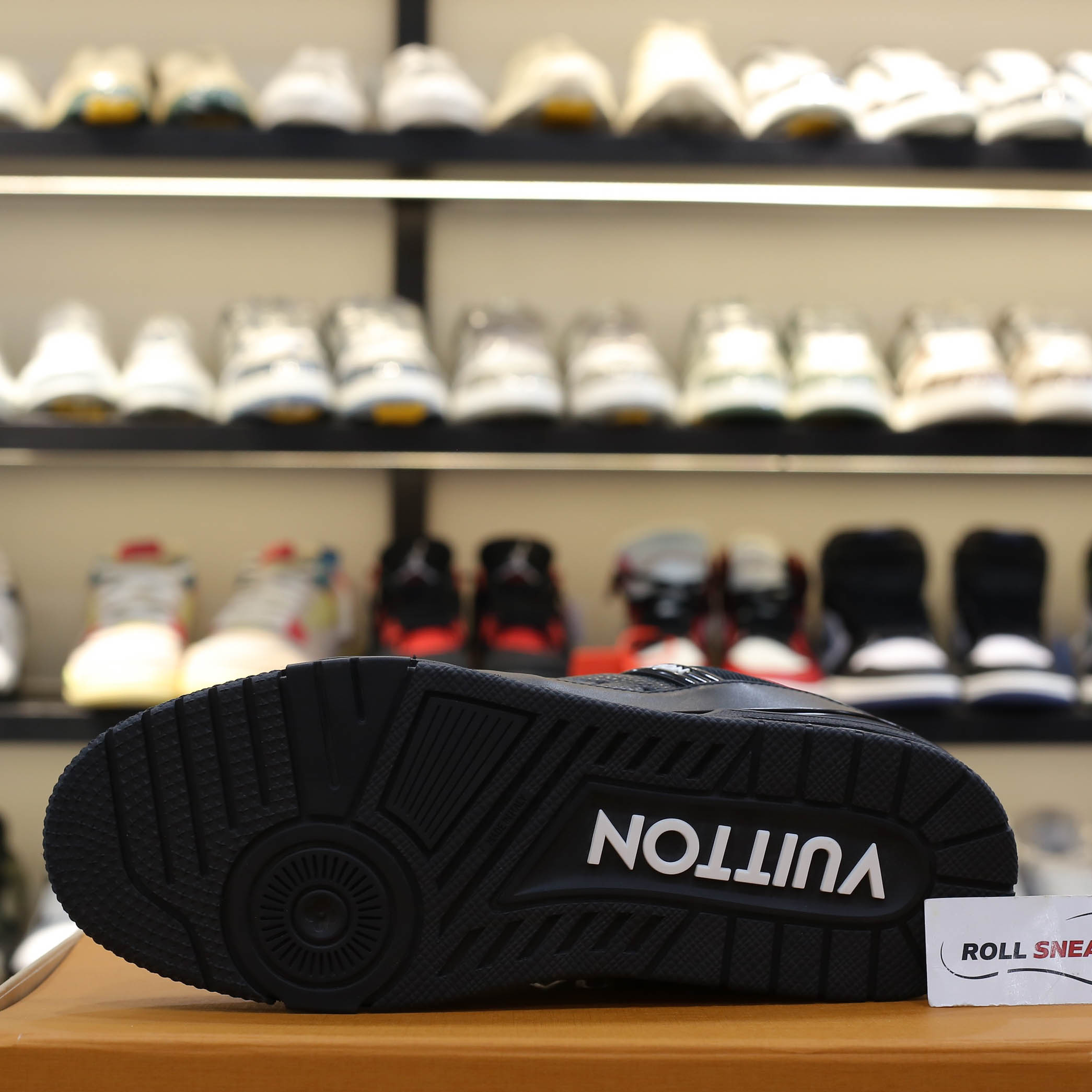 Louis Vuitton LV Trainer Black Leather Monogram Best Quality