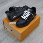 Louis Vuitton LV Trainer Black Leather Monogram Best Quality