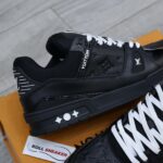 Louis Vuitton LV Trainer Black Leather Monogram Best Quality