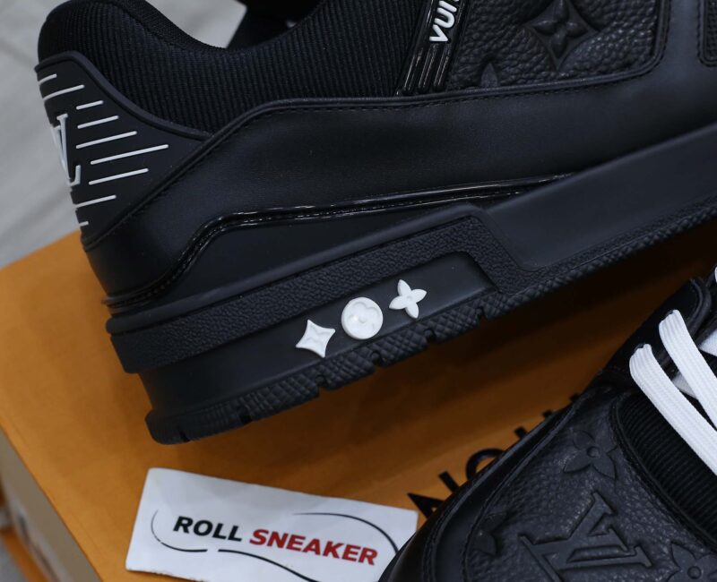 Louis Vuitton LV Trainer Black Leather Monogram Best Quality