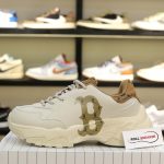 Giày MLB BigBall Chunky Diamond Monogram Boston Red Sox D.Beige