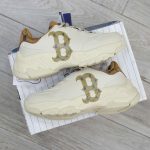 Giày MLB BigBall Chunky Diamond Monogram Boston Red Sox D.Beige