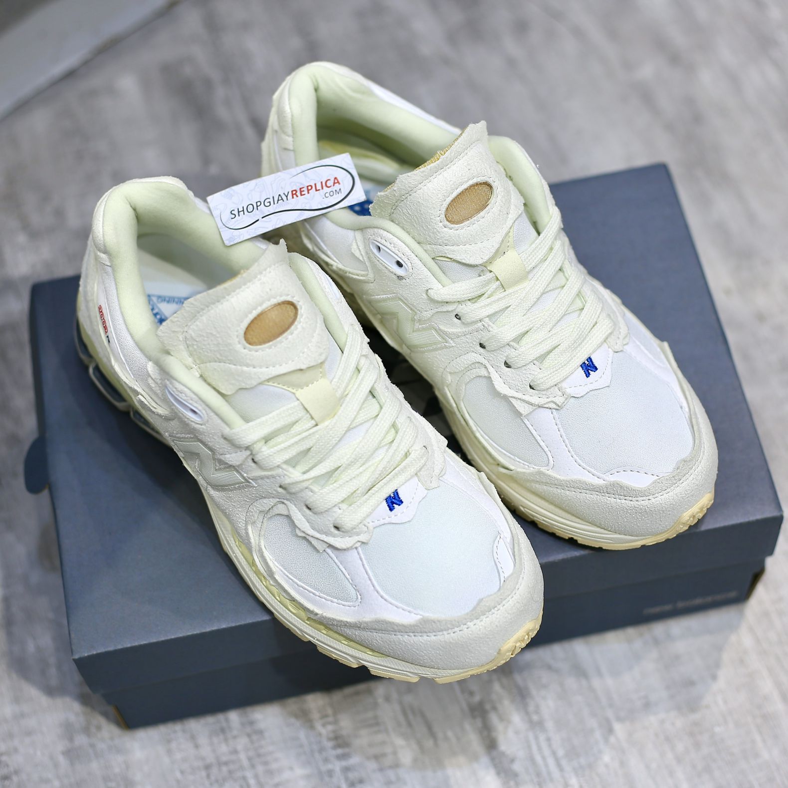 Giày New Balance 2002R Protection Pack ‘Sea Salt’ Like Auth