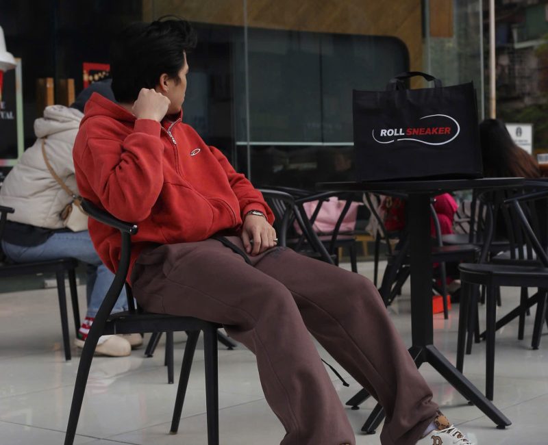 Onfeet Giày MLB BigBall Chunky Diamond Monogram Boston Red Sox D.Beige