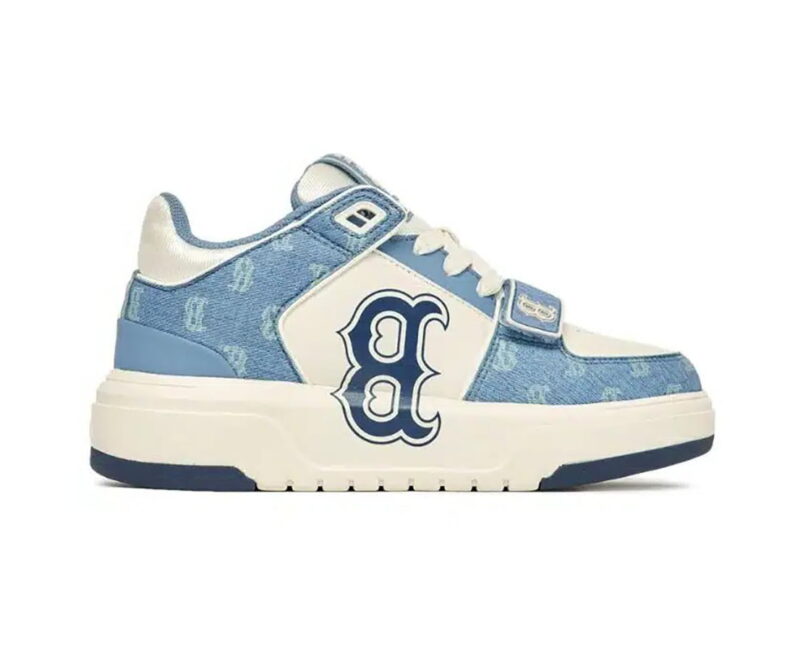 Giày MLB Chunky Liner Mid Denim Boston Red Sox ‘D.Blue’ Like Auth