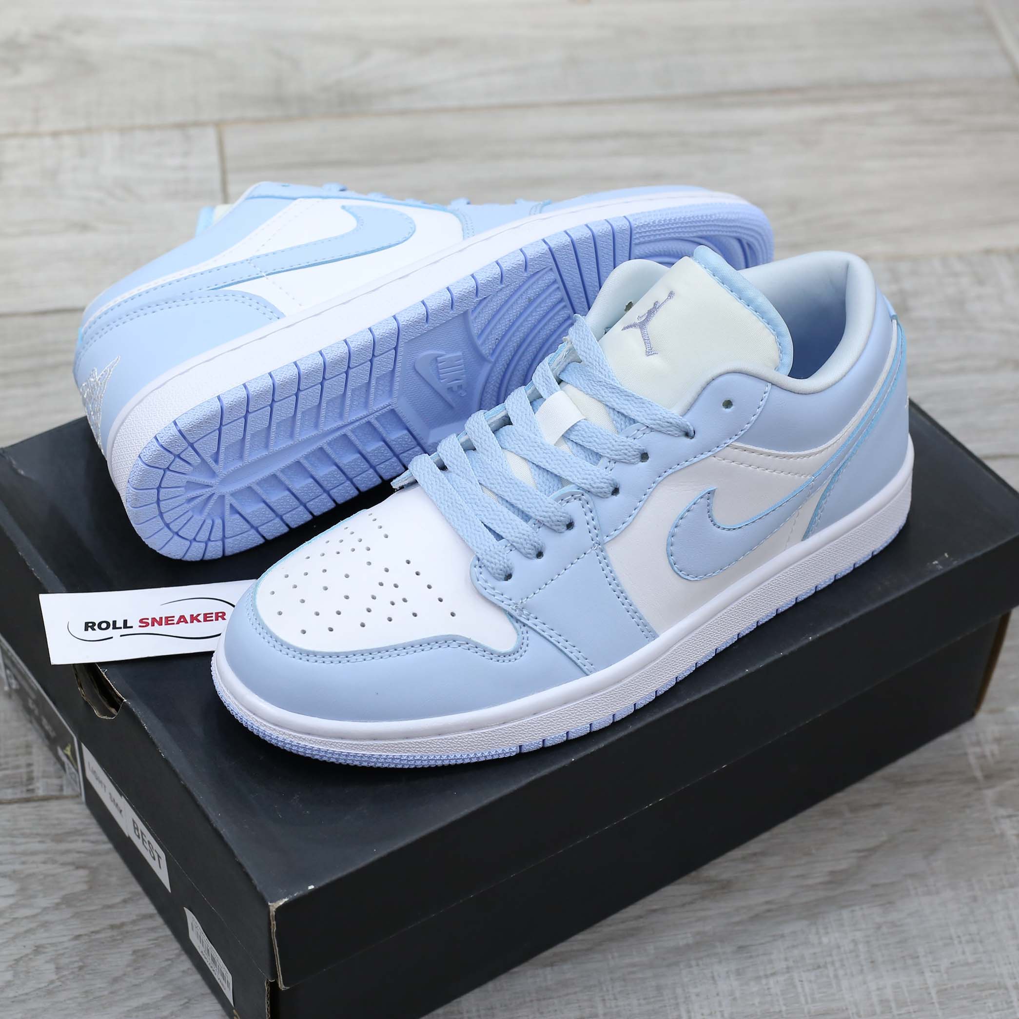 Giày Nike Air Jordan 1 Low ‘Aluminum’ Like Auth