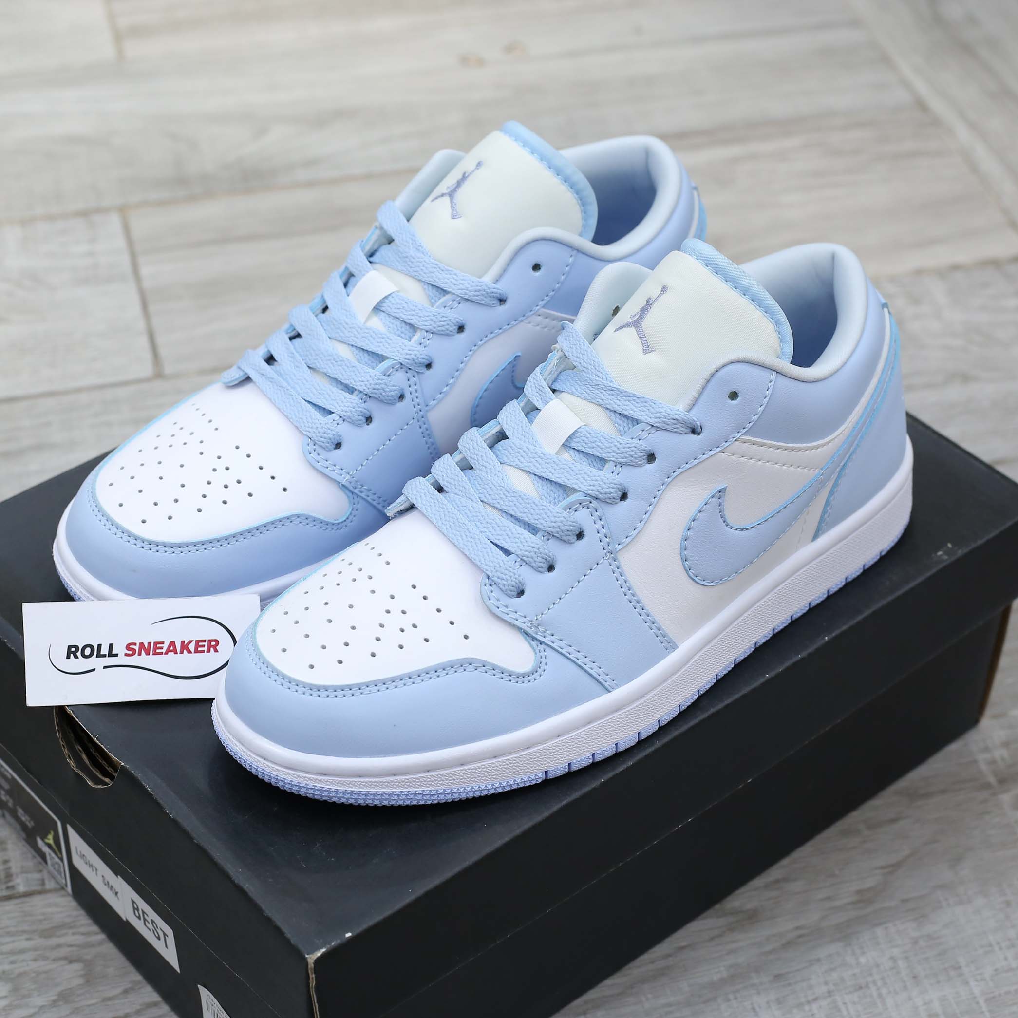 Giày Nike Air Jordan 1 Low ‘Aluminum’ Like Auth