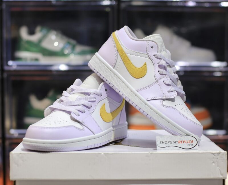 Air Jordan 1 Low Tím ‘Barely Grape