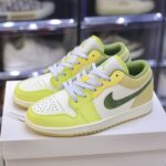 Giày Nike Air Jordan 1 Low ‘Green Sail’ Like Auth