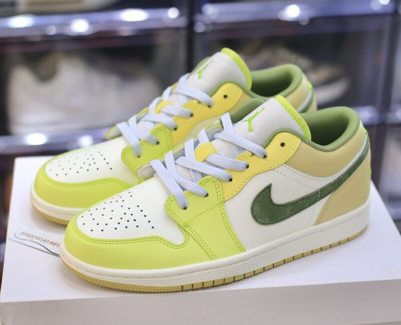 Giày Nike Air Jordan 1 Low ‘Green Sail’ Like Auth