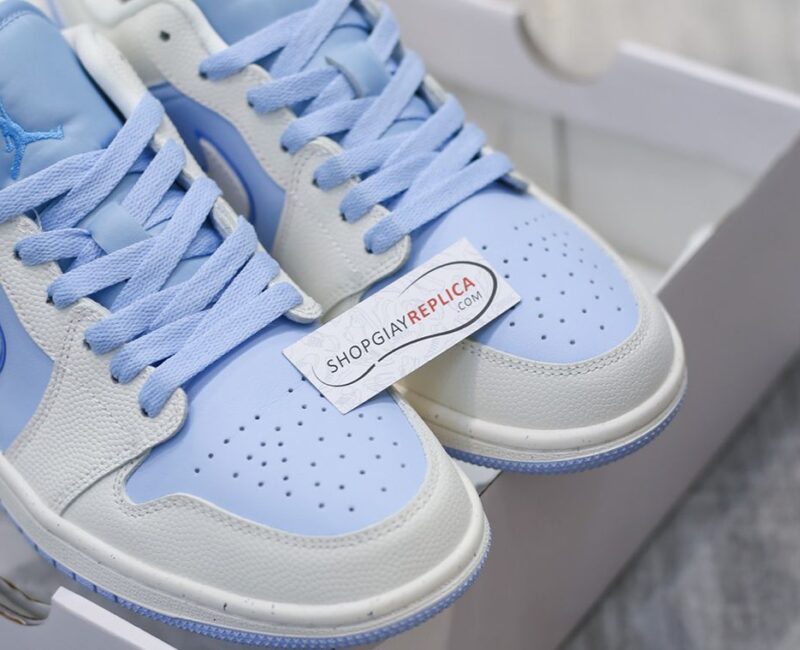 Giày Nike Air Jordan 1 Low ‘Ice Blue’ Like Auth