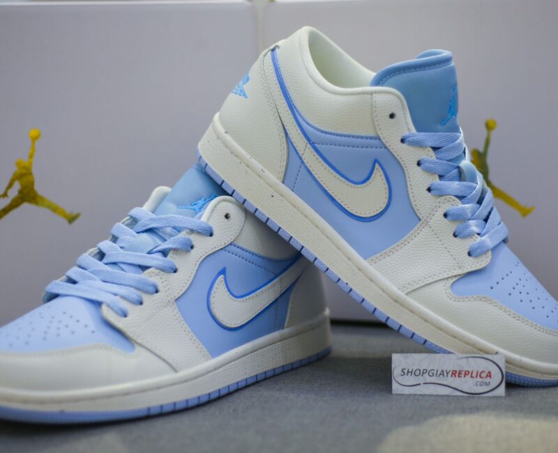 Giày Nike Air Jordan 1 Low ‘Ice Blue’ Like Auth