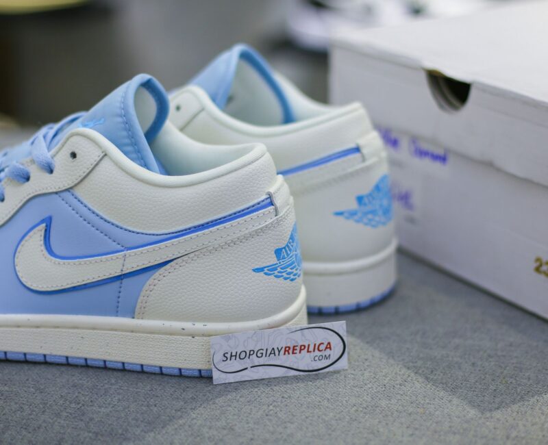 Giày Nike Air Jordan 1 Low ‘Ice Blue’ Like Auth