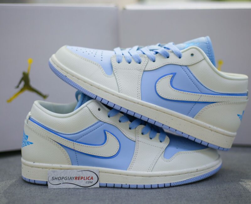 Giày Nike Air Jordan 1 Low ‘Ice Blue’ Like Auth
