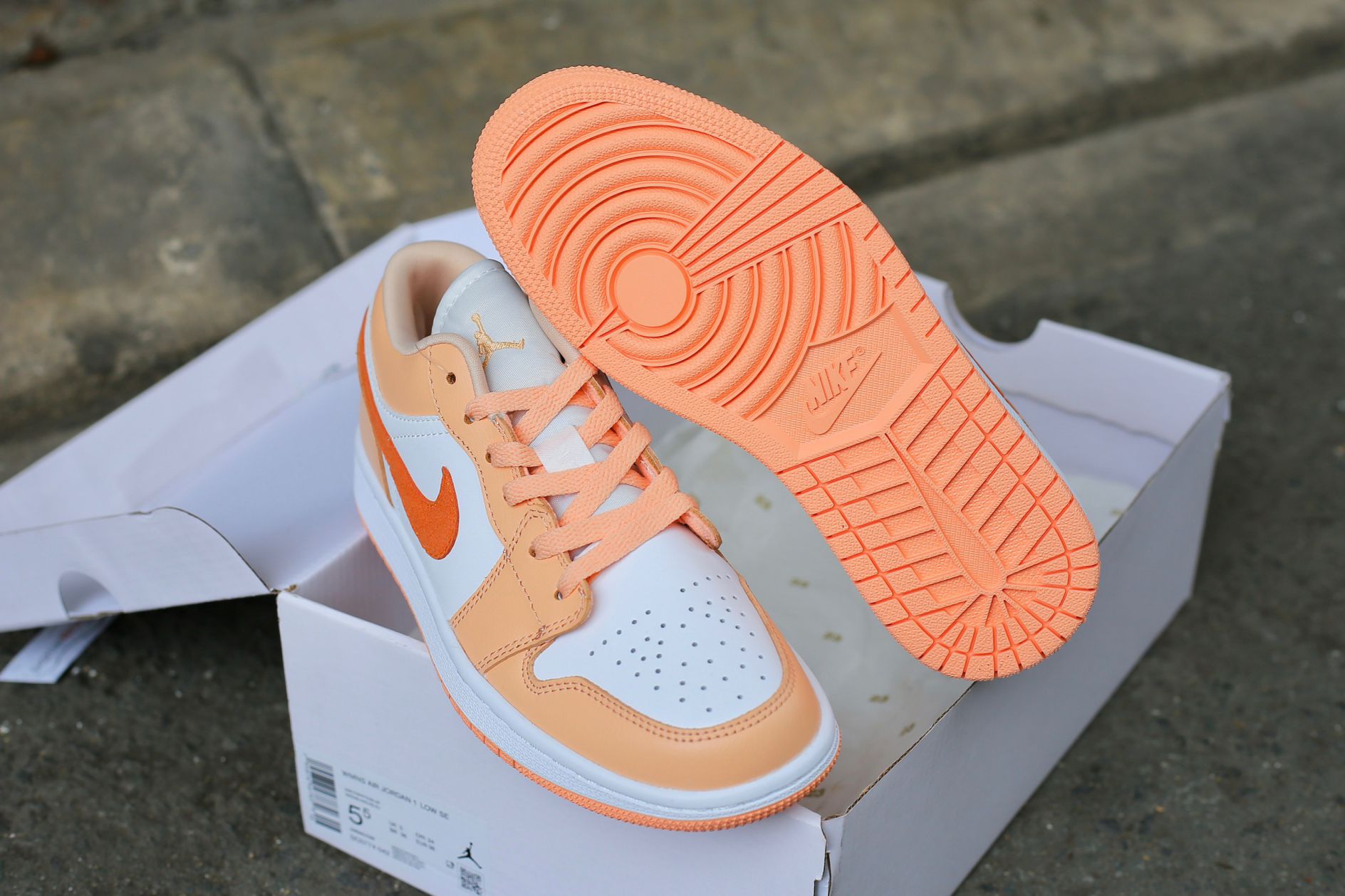 Giày Nike Air Jordan 1 Low ‘Sunset Haze’ Like Auth
