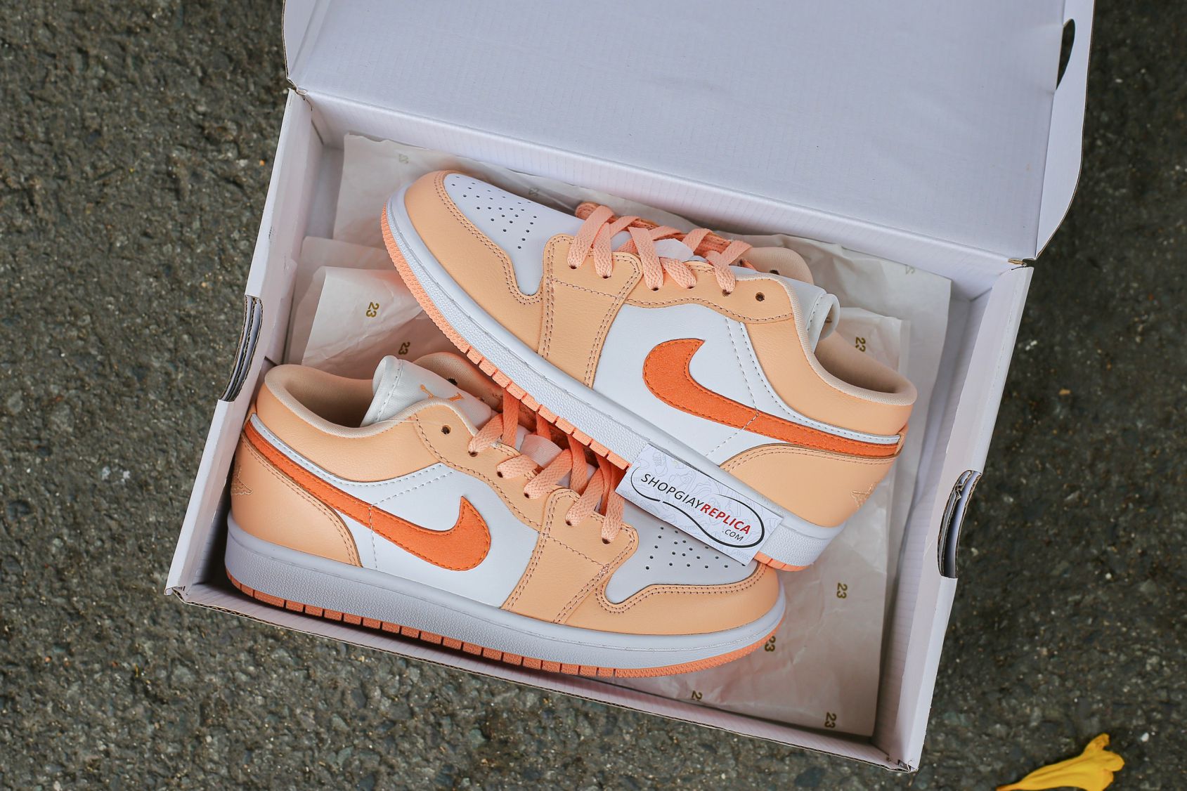 Giày Nike Air Jordan 1 Low ‘Sunset Haze’ Like Auth