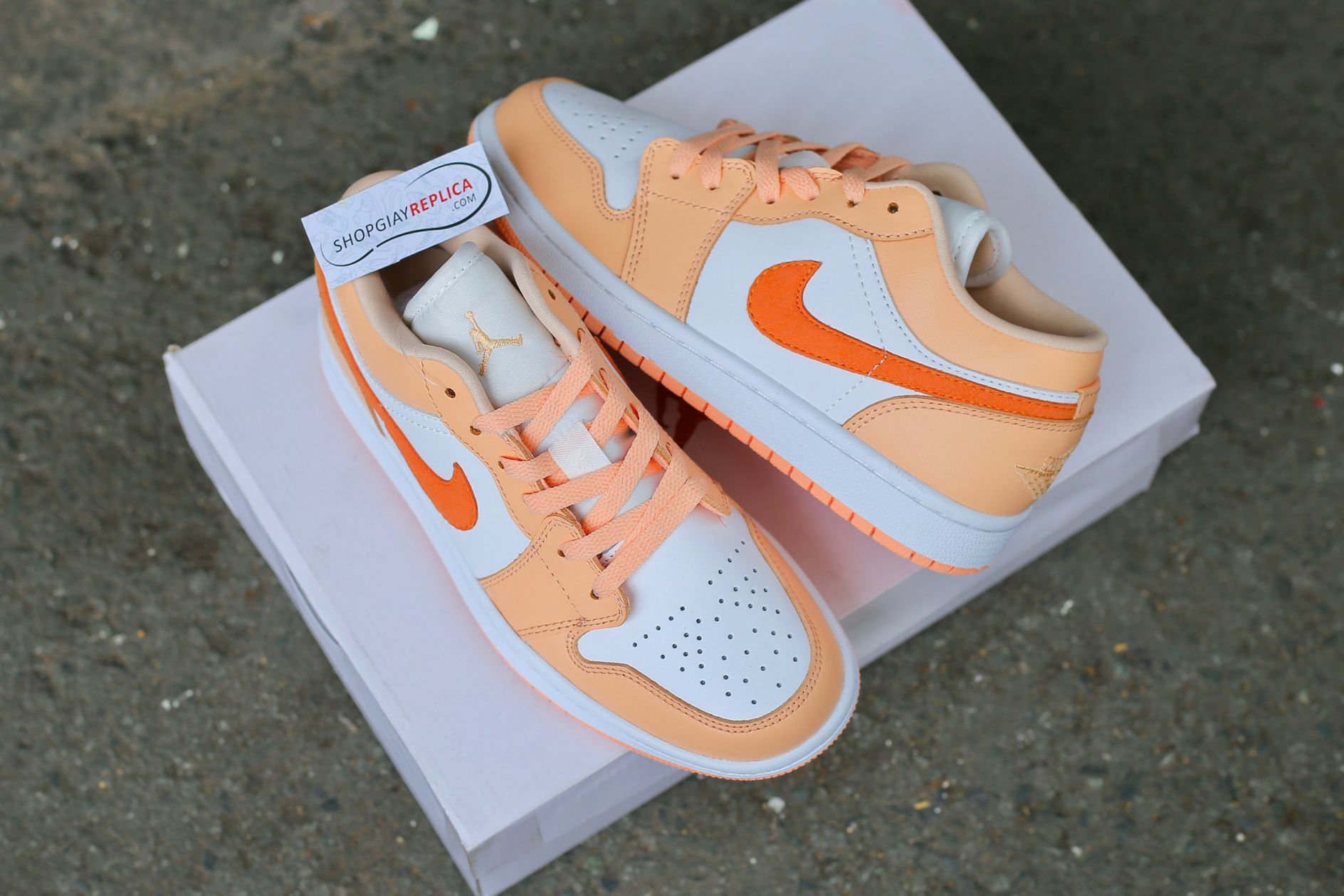 Giày Nike Air Jordan 1 Low ‘Sunset Haze’ Like Auth