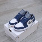 Giày Nike Air Jordan 1 Low ‘True Blue Cement’ Like Auth