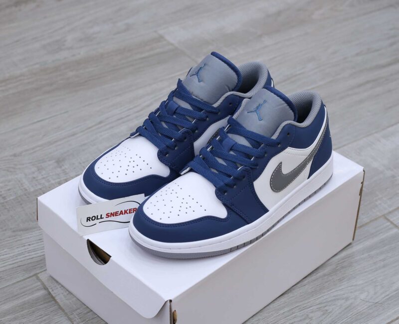 Giày Nike Air Jordan 1 Low ‘True Blue Cement’ Like Auth