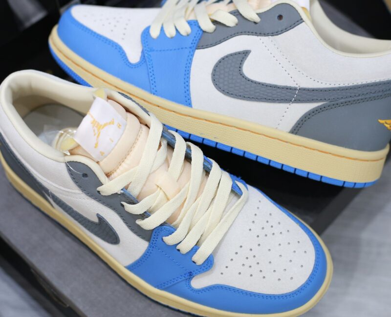 Giày Nike Air Jordan 1 Low ‘Vintage UNC Grey’ Like Auth