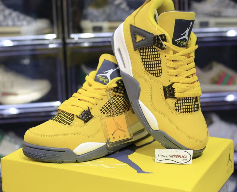 Giày Nike Air Jordan 4 Retro ‘Lightning’ 2021 Like Auth