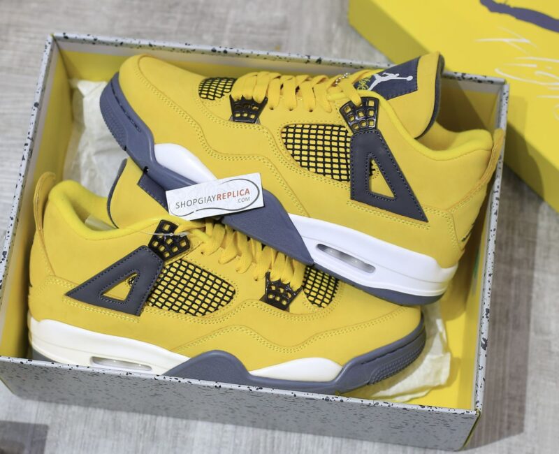 Giày Nike Air Jordan 4 Retro ‘Lightning’ 2021 Like Auth
