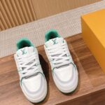 Giày Louis Vuitton Lv Trainer #54 Signature Green White Best Quality