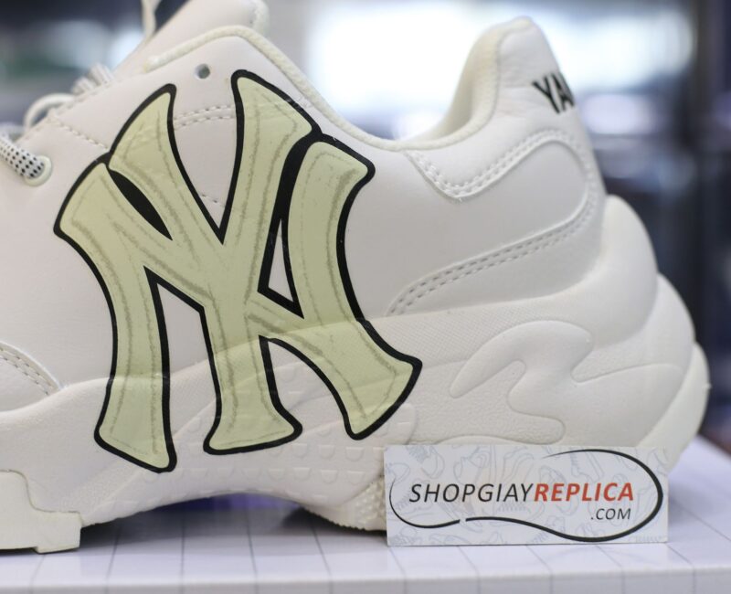 Giày MLB Bigball Chunky A Classic New York Yankees Off White Like Auth
