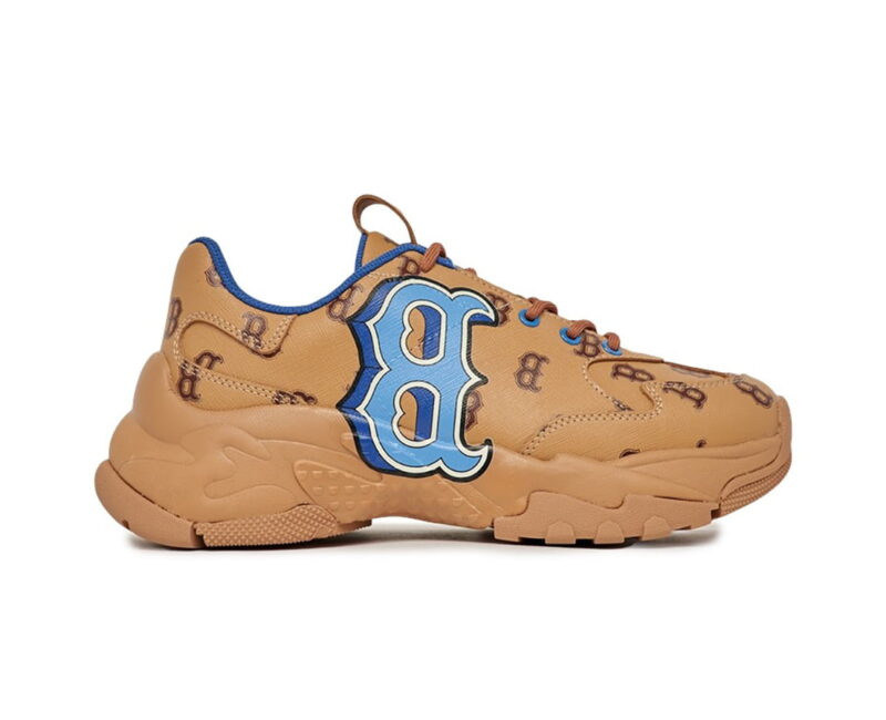 Giày MLB BigBall Chunky Monotive Boston Red Sox Brown Like Auth