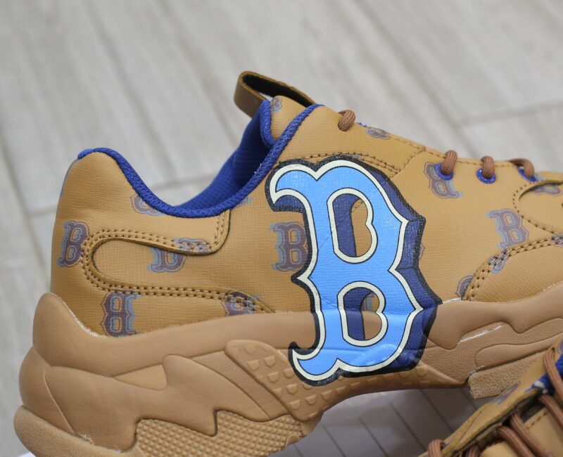 Giày MLB BigBall Chunky Monotive Boston Red Sox Brown Like Auth